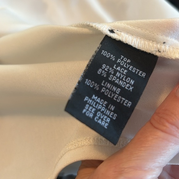 Jon & Anna Swing Jacket and Coordinating Cut-Away Shoulders Floral Blouse sz Lg - Picture 11 of 16